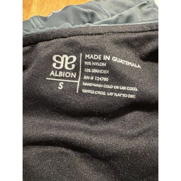 Albion Iconic Wave Orchard Fit Swim Bikini Top Floral Ruffle One Shoulder Small - Picture 5 of 5